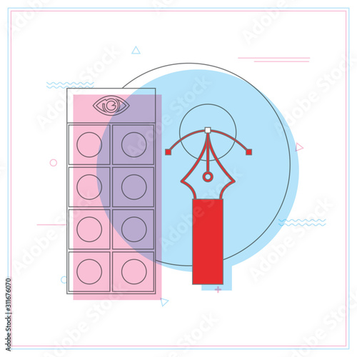 vector graphic design icon