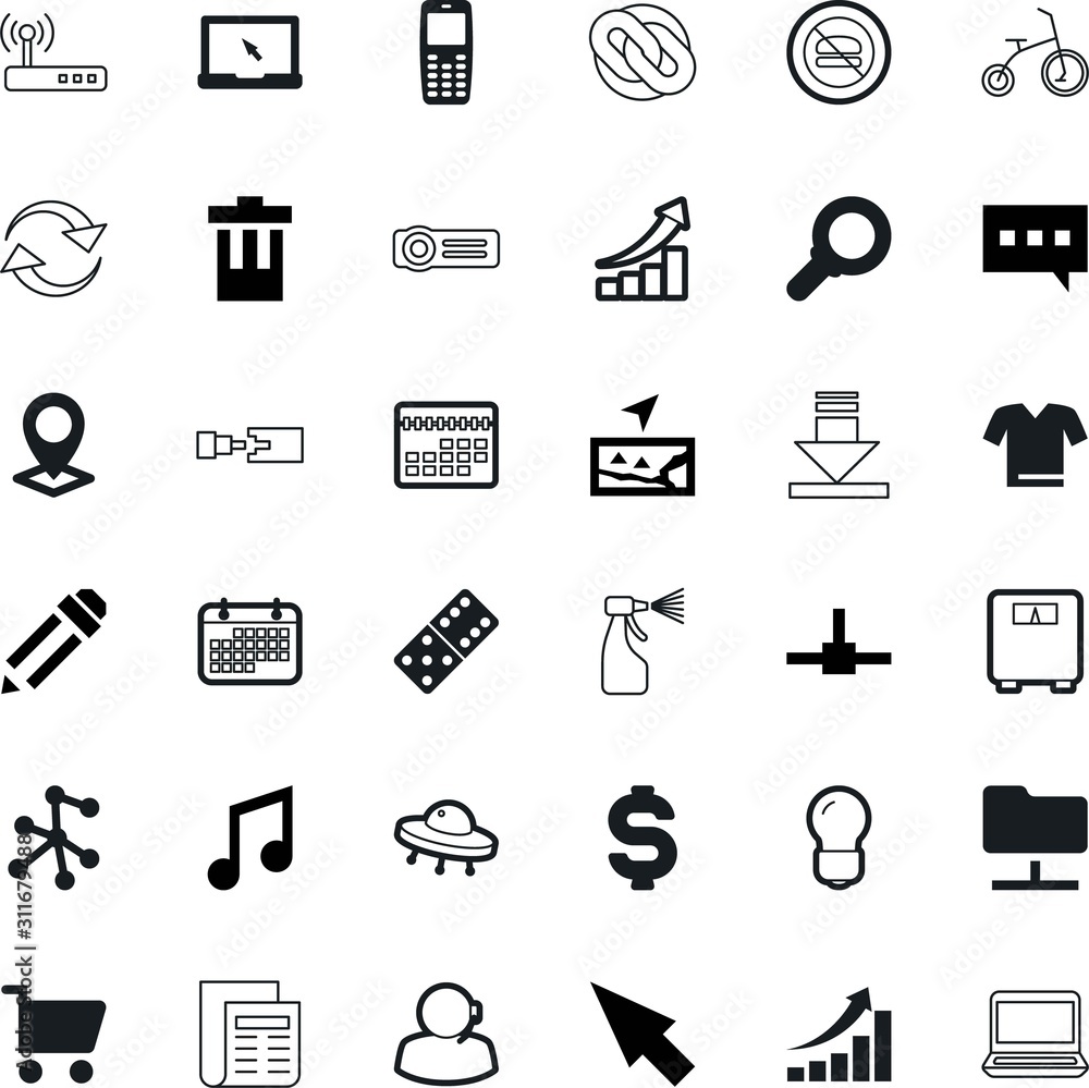 web vector icon set such as: spaceship, desktop, lifestyle, purchase, dustbin, projector, app, key, zoom, fastfood, agent, message, arrowheads, talk, entertainment, newspaper, balloon, date web vector icon set such as: spaceship, desktop, lifestyle, purchase, dustbin, projector, app, key, zoom, fastfood, agent, message, arrowheads, talk, entertainment, newspaper, balloon, date