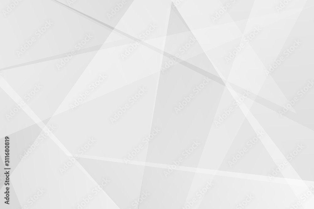 Fototapeta premium Abstract white and grey on light silver background modern design. Vector illustration EPS 10.