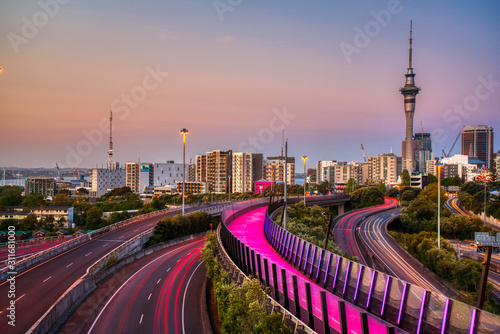 Auckland City Sunset