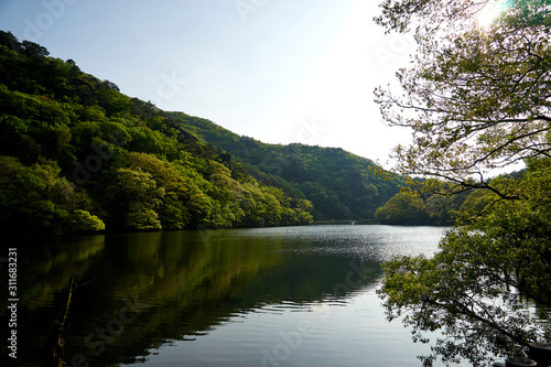 Jusanji Reservoir is a famous natural attraction in Korea. © photo_HYANG