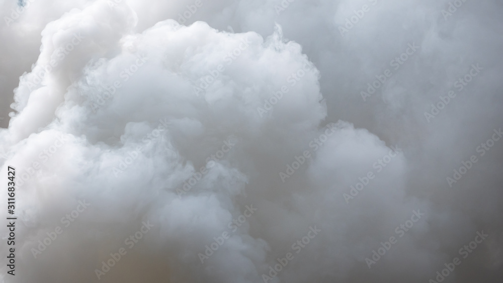 Obraz premium Background of white smoke, Fog or smoke background, Smog abstract background.