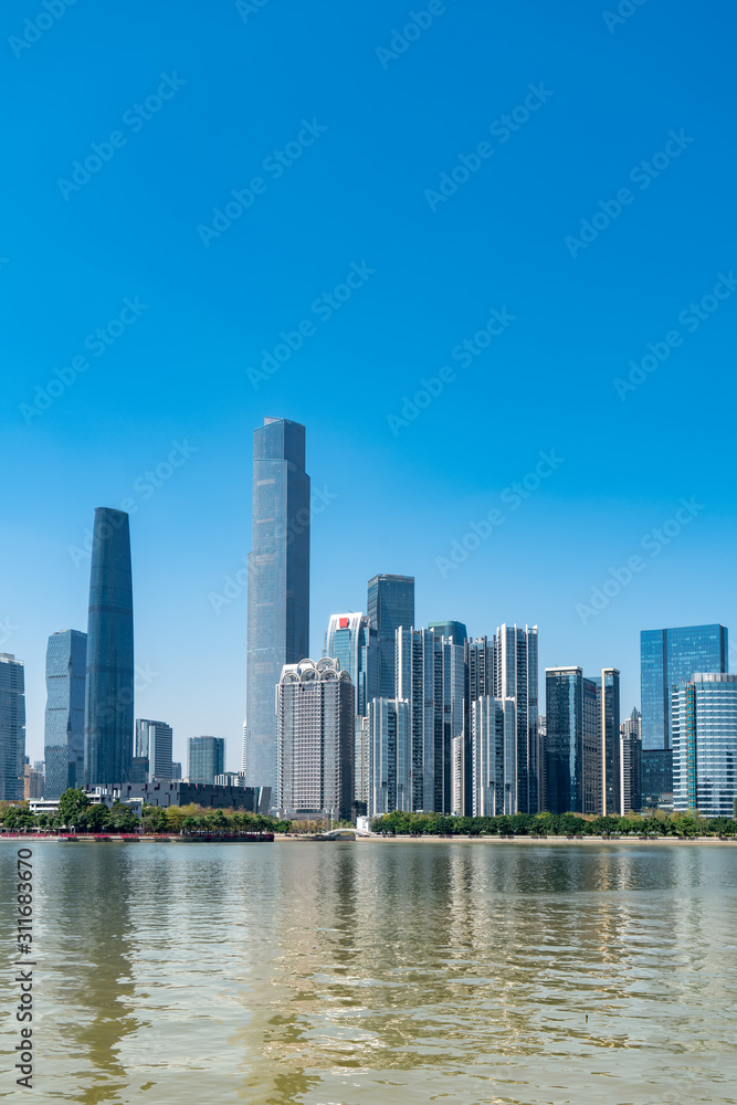 Guangzhou City Modern Architecture Landscape Skyline Guangzhou City Modern Architecture Landscape Skyline