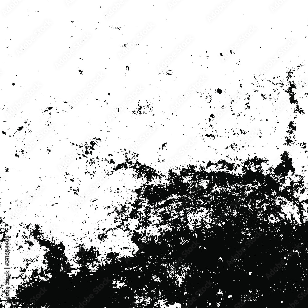 Obraz premium Vector grunge texture. Black and white abstract background. Eps10