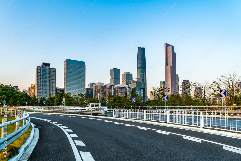 Guangzhou city roads and architectural landscape Guangzhou city roads and architectural landscape