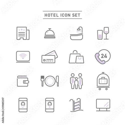 HOTEL ICON SET