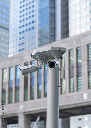 CCTV security camera in Tokyo Japan