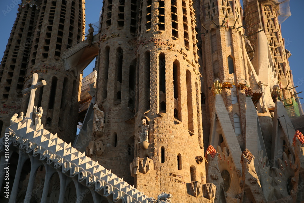 2019, Barcelona, Spain, Basilica of the Holy Family 2019, Barcelona, Spain, Basilica of the Holy Family