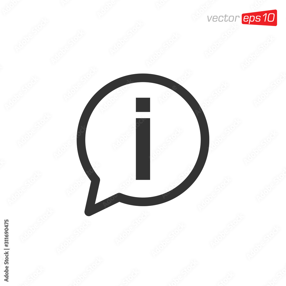 Information Sign Icon Vector Illustration Information Sign Icon Vector Illustration