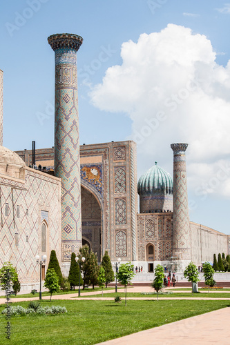 Old Registan on a hot sunny day