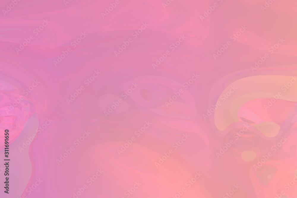 background of smooth reflective shiny liquid surface - background design template, sweet abstract background image, rose 3D illustration