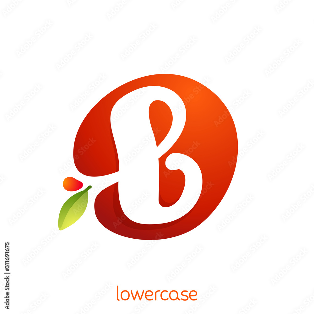 lowercase B green