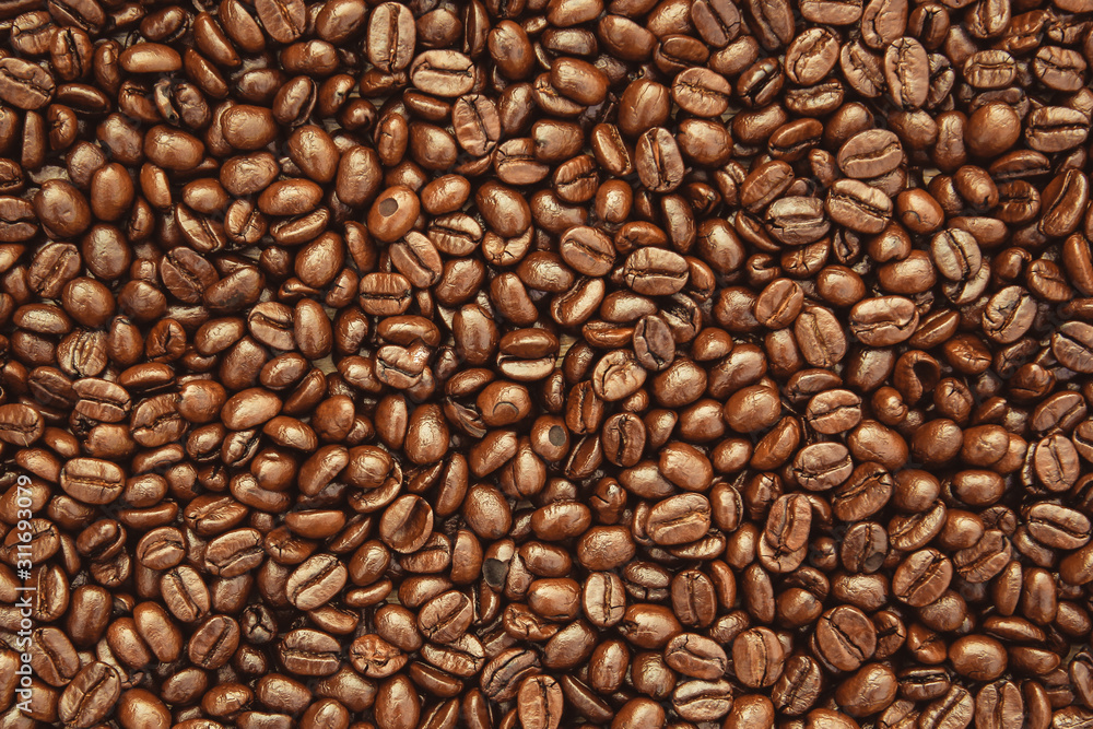 Roasted Coffee Beans background texture. Roasted Coffee Beans background texture.