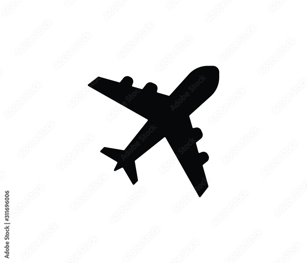 Obraz premium airplane icon vector EPS