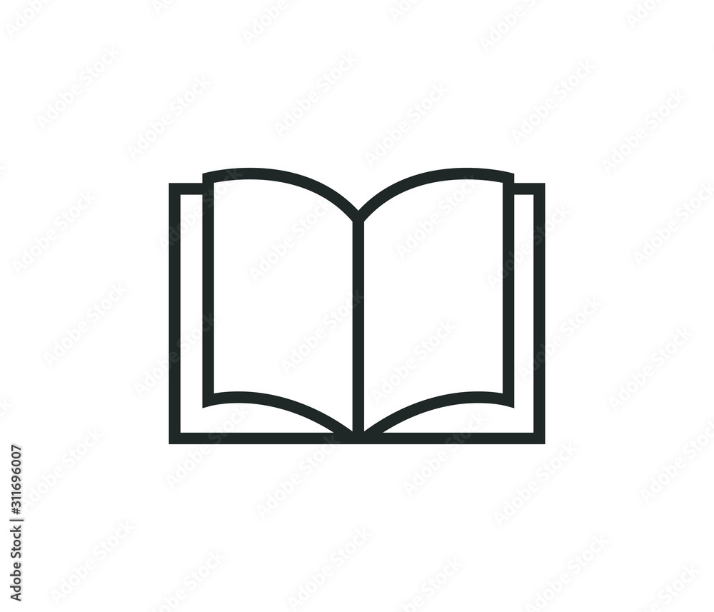 book icon symbol vector eps book icon symbol vector eps