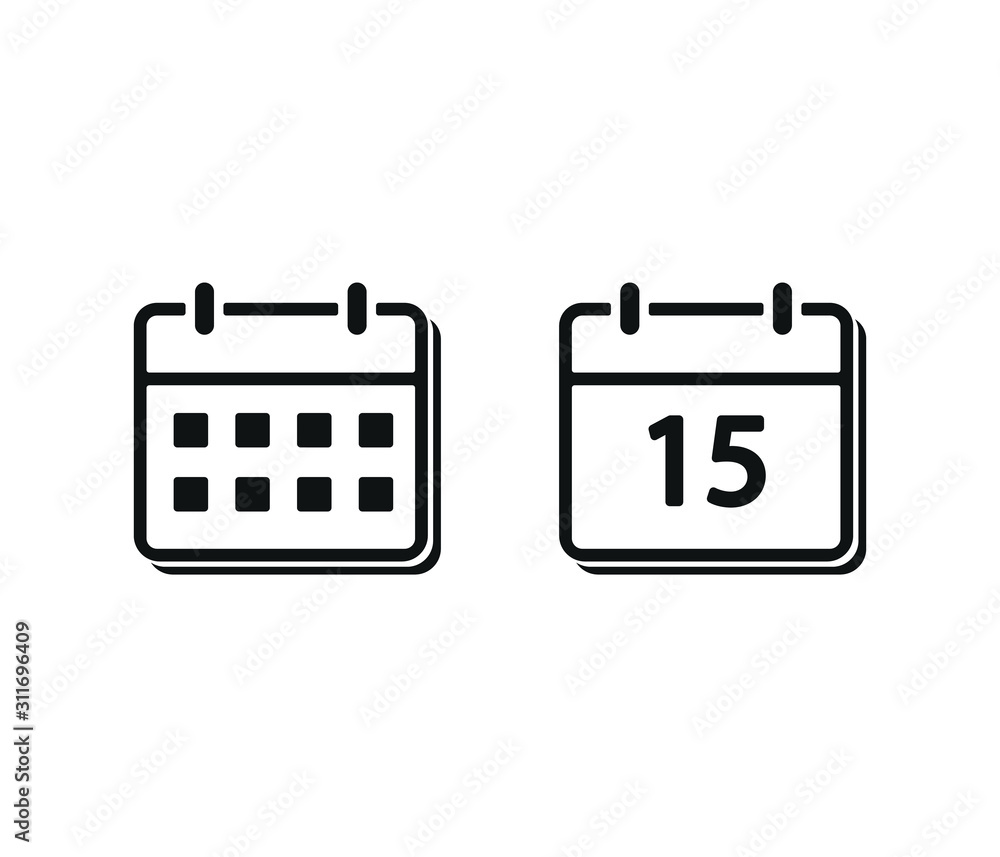calendar group trendy icon vector symbol calendar group trendy icon vector symbol