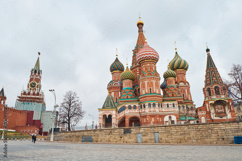 Obraz premium Saint Basil's Cathedral, Moscow, Russia