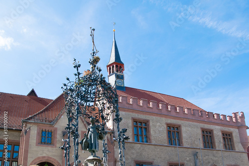 Altes Rathaus in der Stadt Göttingen in Niedersachsen