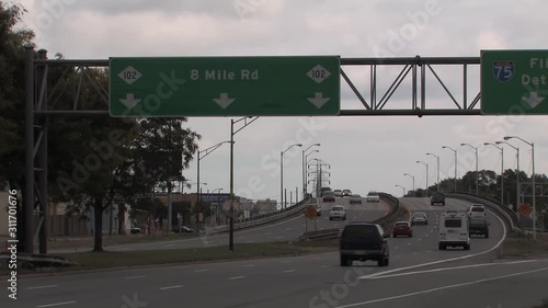 Wallpaper Mural Eight Mile Road, Detroit, Michigan, USA. Torontodigital.ca