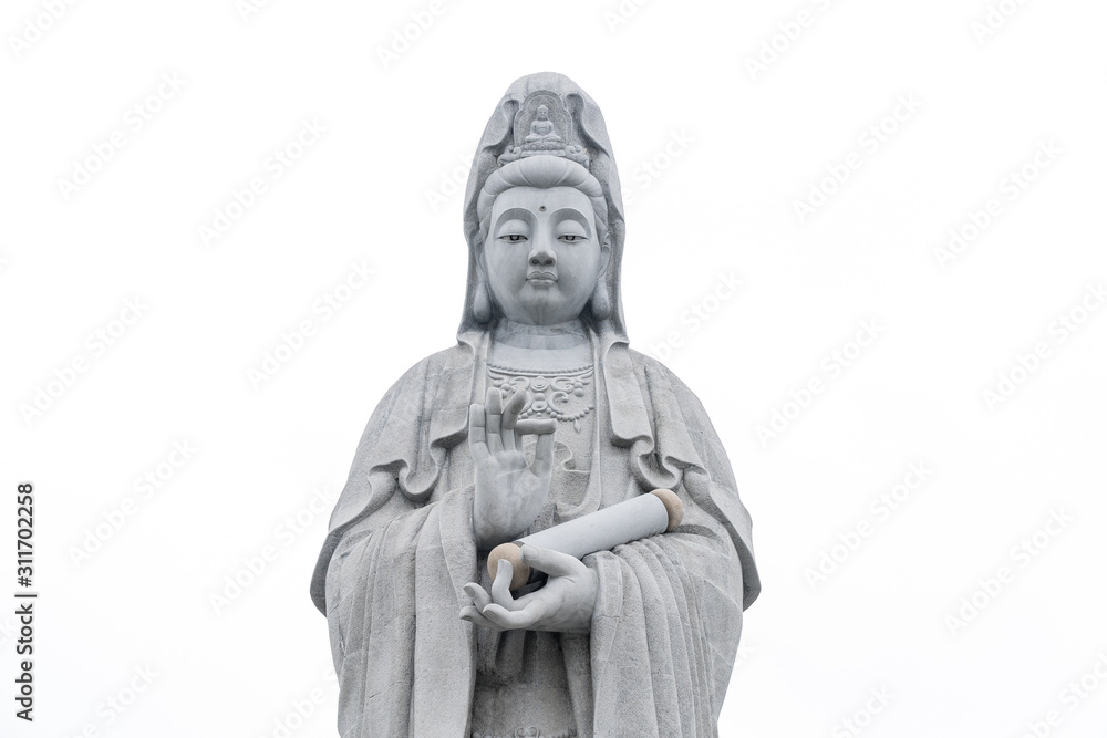 Goddess of mercy Guan Yin or Kuam Im or Avalokitesvara that represent loving and kindness
