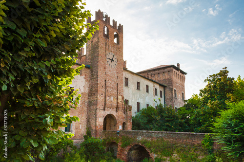 The Scaliger castle of Sanguinetto in Italy