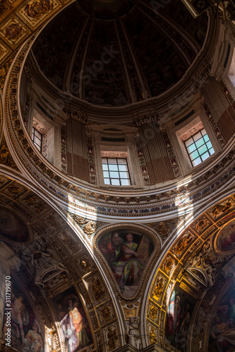 Italy   Rome 14. December 2019 Basilica of Santa Maria Maggiore  photo of one of the halls