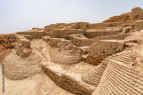 Obraz na płótnie Larkana Mohenjo Daro Archaeological Site 27 w salonie