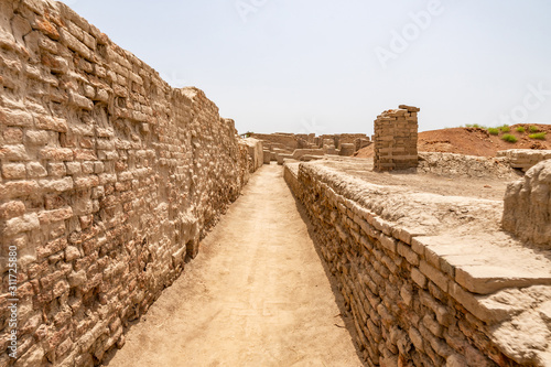 Obraz na płótnie Larkana Mohenjo Daro Archaeological Site 57 w salonie