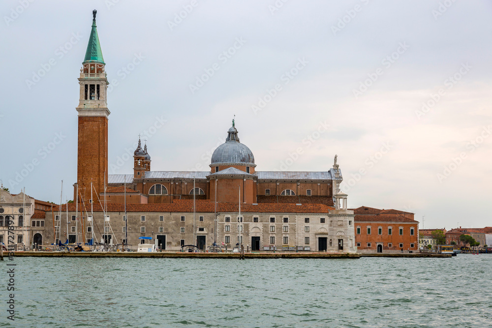 Cathedral of San Giorgio Maggiore in Venice on the island of San Giorgio Maggiore