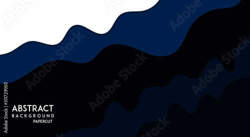 abstract background, paper cut, vector illustration of a background