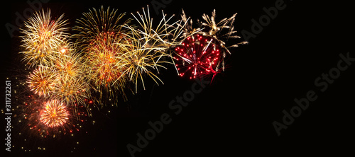 Canvas Print Feuerwerk