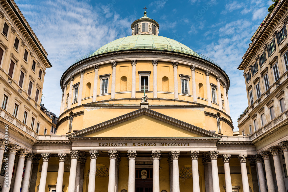San Carlo al Corso (Milan), a neo-classic church in the center of Milan, Italy.