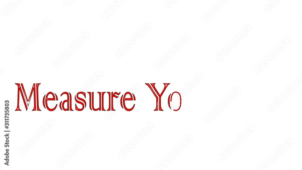 Measure Your Life, concept words drawing on white board. Measure Your Life, concept words drawing on white board.