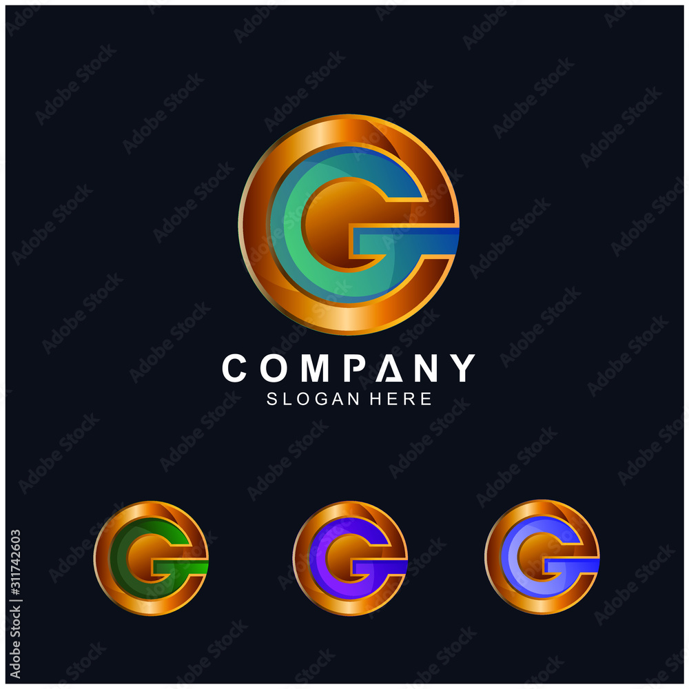 Fototapeta premium Letter G Logo Design Vector