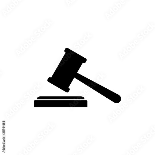 Gavel icon vector,  Judge Gavel Auction Icon. Bid, Hammer icon vector,