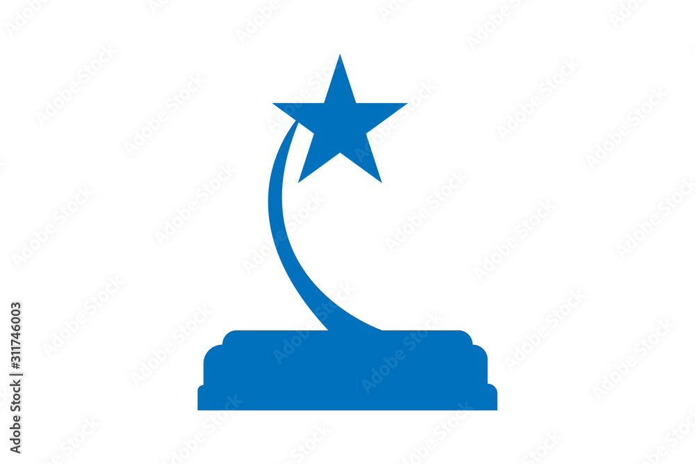 Star and Crescent Cup icon winner award icon vector illustration Star and Crescent Cup icon winner award icon vector illustration