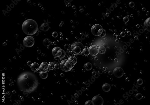 Bubbles photo overlay