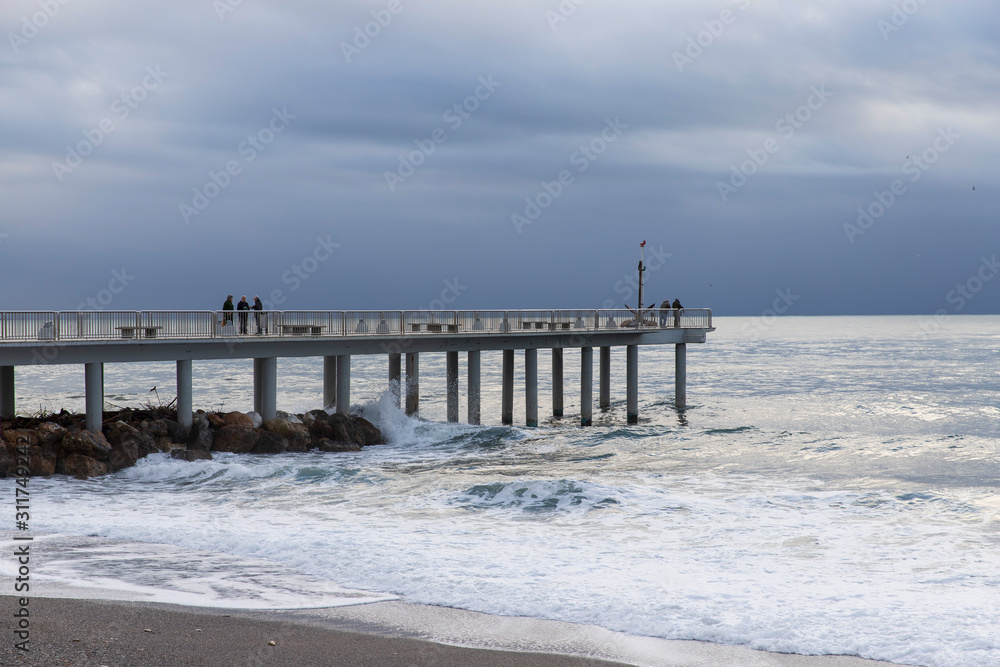 Mare in Inverno  Loano, Liguria, Italia