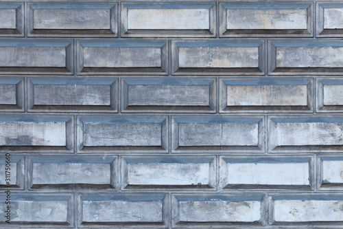Grey brick wall background