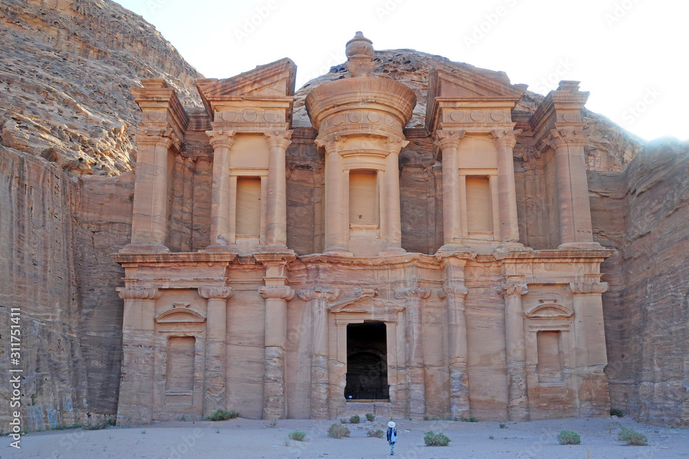 Jordan Petra, the amazing Ad Deir, The Monastery - Unesco Heritage world