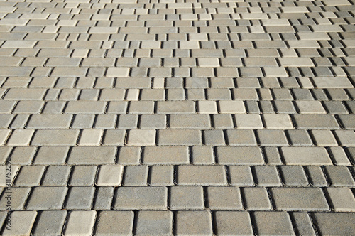 Texture of gray paving slabs