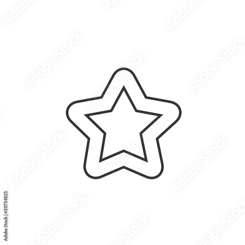 star icon vector illustration for website and design icon