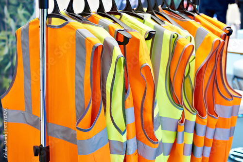 Reflective vests for road worker