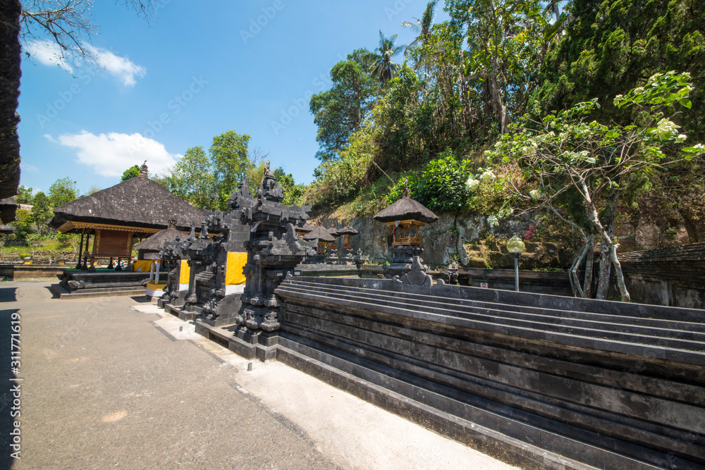 A beautiful view of Goa Gajah temple in Bali, Indonesia. A beautiful view of Goa Gajah temple in Bali, Indonesia.