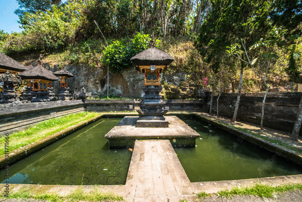 A beautiful view of Goa Gajah temple in Bali, Indonesia. A beautiful view of Goa Gajah temple in Bali, Indonesia.