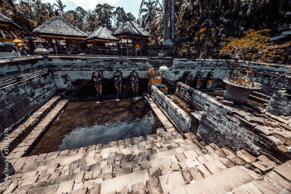 A beautiful view of Goa Gajah temple in Bali, Indonesia. A beautiful view of Goa Gajah temple in Bali, Indonesia.