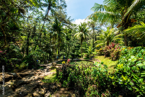 A beautiful view of Goa Gajah temple in Bali  Indonesia