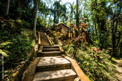 A beautiful view of Goa Gajah temple in Bali  Indonesia