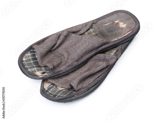 Pair of home worn slippers