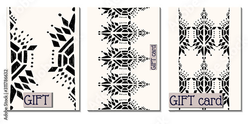 Cover royal greeting design. Modern template with ikat ornament for wedding design or greeting card any purpose